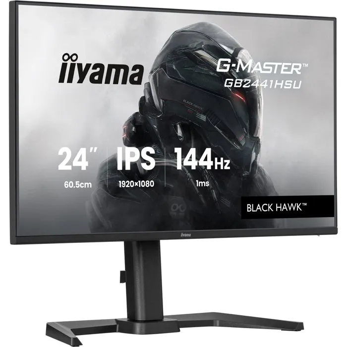 Iiyama GB2441HSU-B1 Monitor 24" Full HD IPS 100Hz 1ms MPRT HDR10 Altavoces USB Hub Soporte Ajustable Flicker-Free Low Blue Light Negro 1