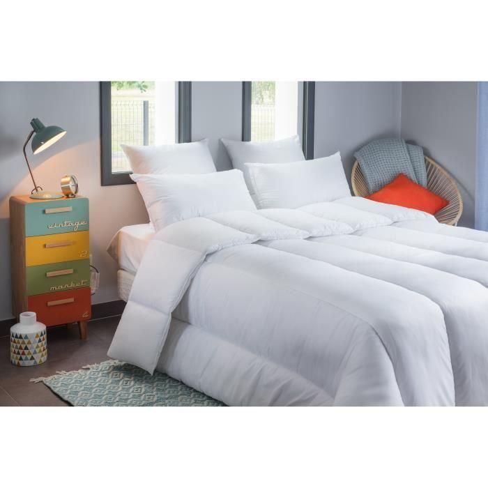 BLANREVE Edredón Percale muy cálido - Anti-ácaros - 420g / m² - 220x240cm 2 BLANREVE Edredón Percale muy cálido - Anti-ácaros - 420g / m² - 220x240cm 2