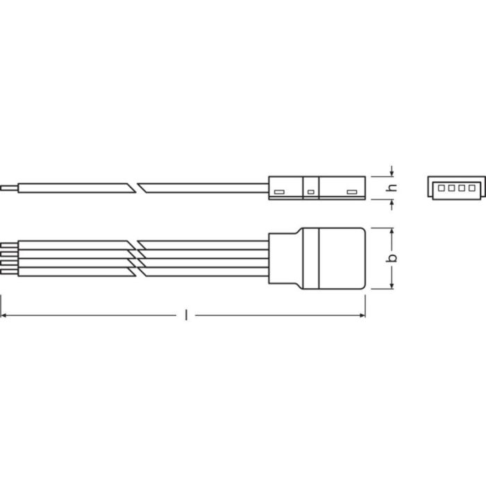 Ledvance LVE-4058075407893 CP/P4/500/P Conectores para Tiras LED RGB, Pack 2 unidades, Instalación sin herramientas 1 Ledvance LVE-4058075407893 CP/P4/500/P Conectores para Tiras LED RGB, Pack 2 unidades, Instalación sin herramientas 1