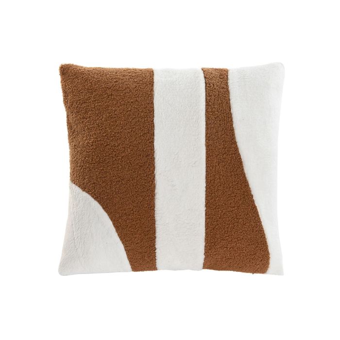 Cojin Urban DKD Home Decor Blanco Marron 8 x 45 x 45 cm (2 Unidades) Cojin Urban DKD Home Decor Blanco Marron 8 x 45 x 45 cm (2 Unidades)