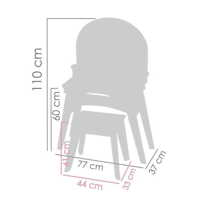 Tocador de madera niza XL 62x38x110cm 7