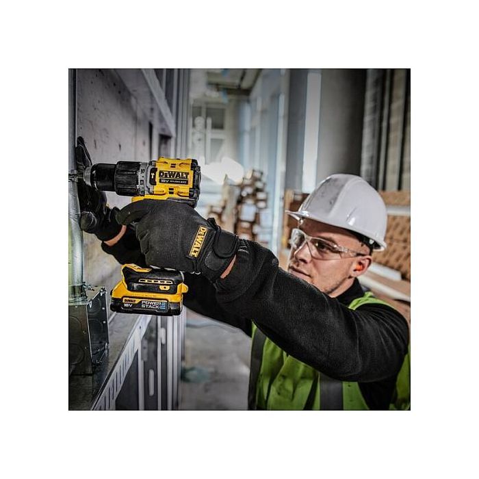 DeWalt Taladro Percutor Compacto 18V Powerstack Sin Escobillas Dcd805E2T-Qw con 2 Baterías y Cargador Incluidos 4 DeWalt Taladro Percutor Compacto 18V Powerstack Sin Escobillas Dcd805E2T-Qw con 2 Baterías y Cargador Incluidos 4