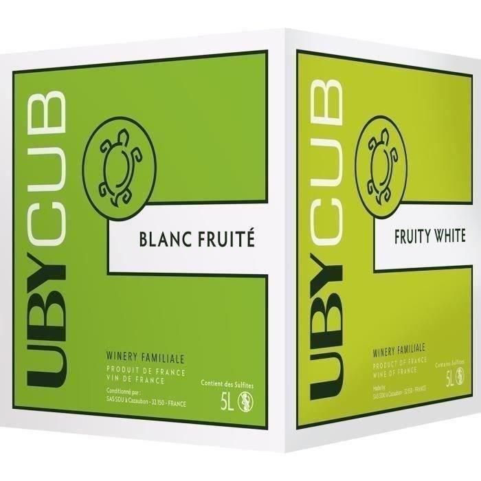 BIB 5L UBY CUB Côtes de Gascogne vino blanco seco