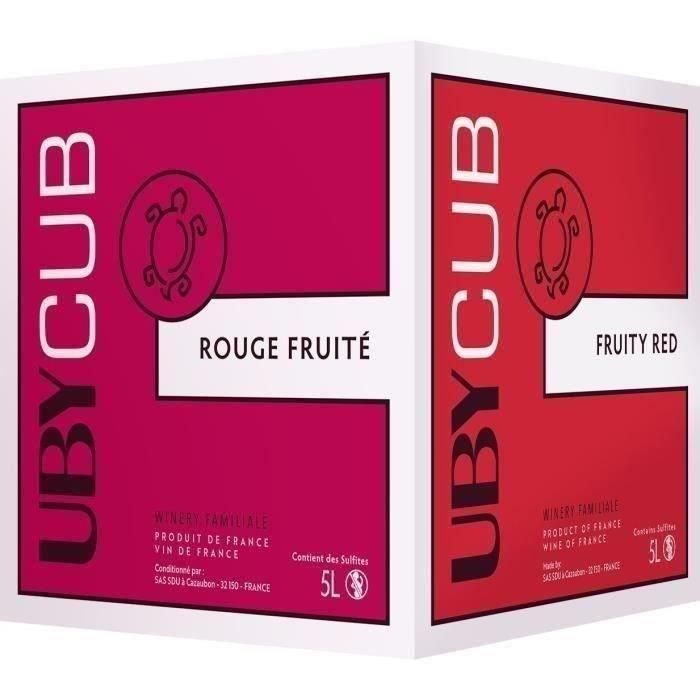 BIB 5L UBY CUB Vino tinto Côtes de Gascogne