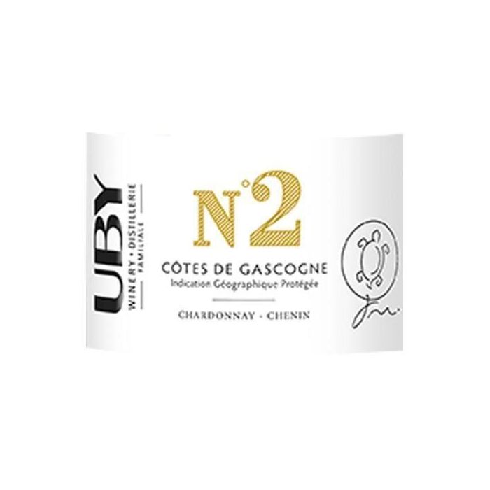 UBY N°2 Chardonnay-Chenin Côtes de Gascogne - Vino blanco del suroeste 1