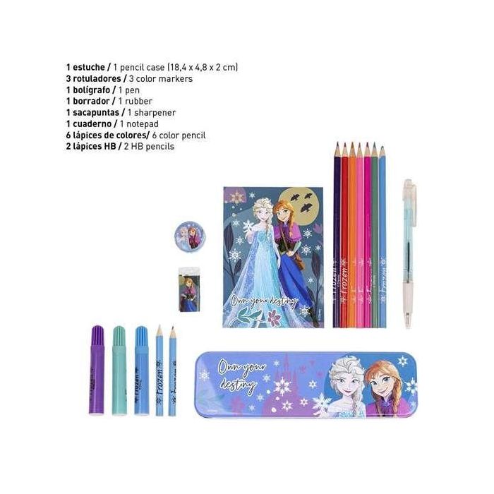 Set papelería coloreable frozen 3