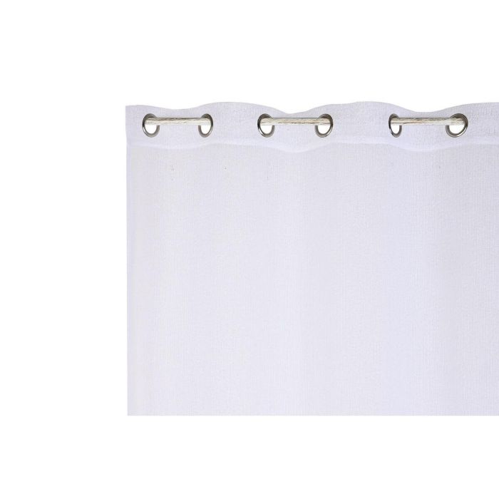 Cortina Basicos DKD Home Decor Blanco 260 x 260 x 140 cm 3