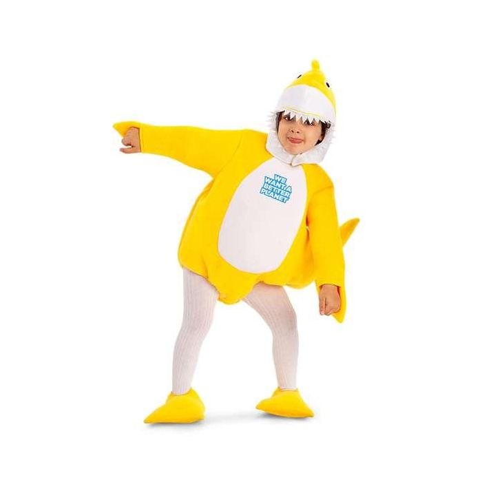 Disfraz bebé tiburón amarillo talla 12-24 meses 3 Disfraz bebé tiburón amarillo talla 12-24 meses 3