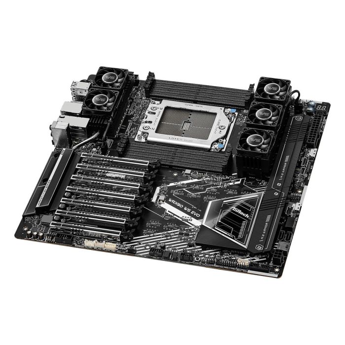 ASRock WRX90 WS EVO Placa Base para AMD Ryzen Threadripper 1000 Series, Socket sTR5, DDR5-SDRAM, 2 TB 3