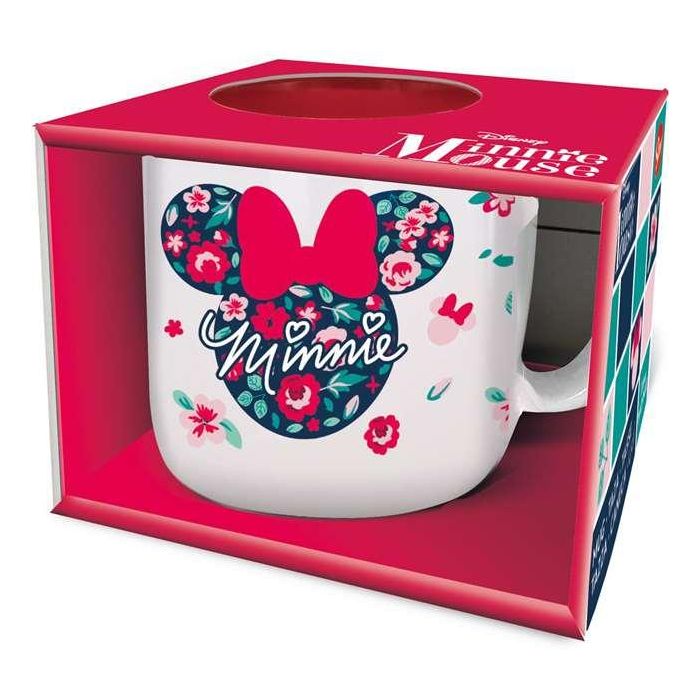 Taza ceramica desayuno minnie mouse gardening. en caja de regalo. 400 ml. Taza ceramica desayuno minnie mouse gardening. en caja de regalo. 400 ml.