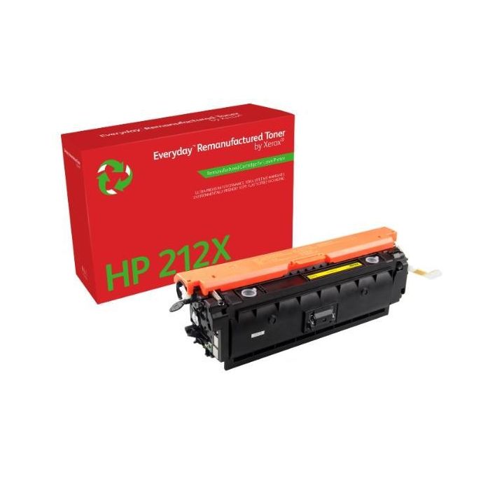 Xerox Everyday Remanufactured Toner Amarillo Para Hp Color Laserjet M554-M555 - Mfp 578 - 212X - W2122X Xerox Everyday Remanufactured Toner Amarillo Para Hp Color Laserjet M554-M555 - Mfp 578 - 212X - W2122X
