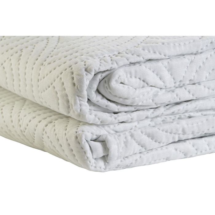 Colcha Oriental DKD Home Decor Blanco 270 x 1 x 270 cm 2 Colcha Oriental DKD Home Decor Blanco 270 x 1 x 270 cm 2