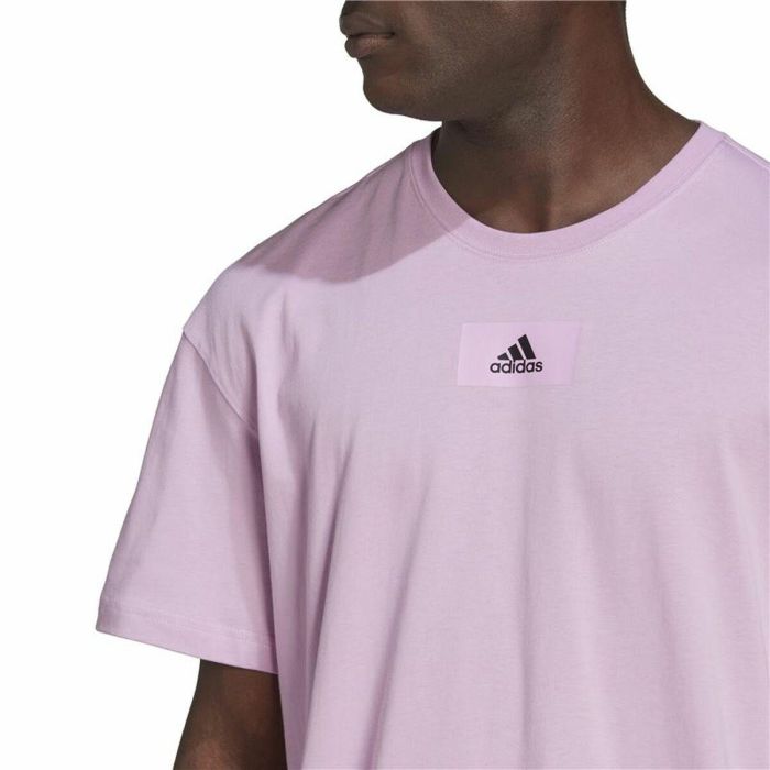 Camiseta de Manga Corta Hombre Adidas Essentials Feelvivid Drop Lavanda S 2