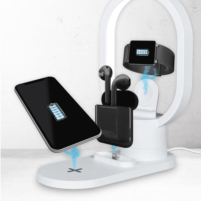 Lámpara Led Cargador Inducción Home Deco Factory 4