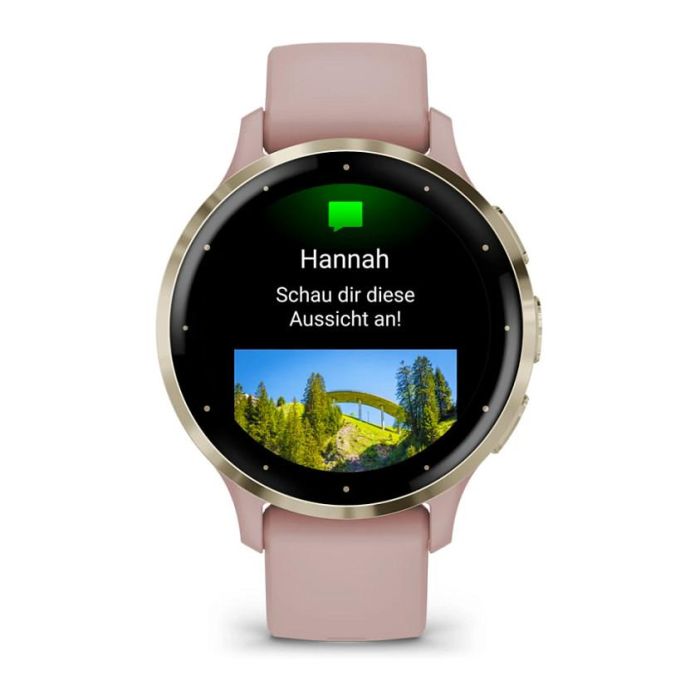 Garmin Venu 3S Dust Rose/Soft Gold Reloj Inteligente AMOLED Táctil GPS 1.2" 8GB 5 ATM Unisex 3