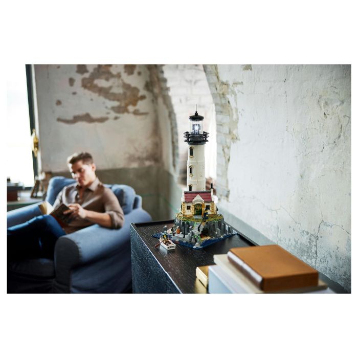 LEGO Ideas 21335 Motorisierter Leuchtturm (Faro Motorizado) - Juego de Construcción 2065 Piezas para Adultos
