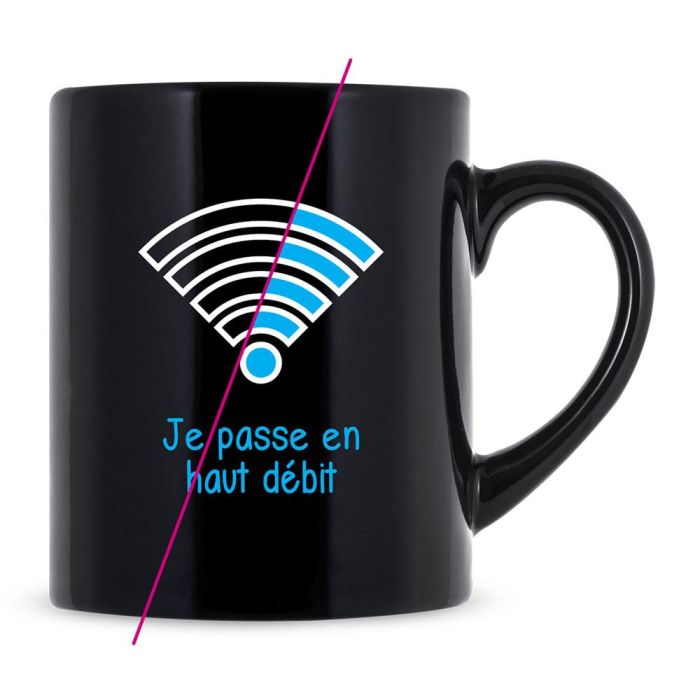 The Concept Factory Mug Cambio Color Con Calor Wifi, Bombilla, Pila 1