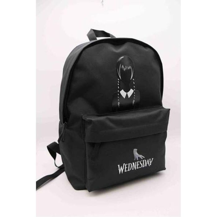 Mochila miercoles logo trenzas, compartimente para portalaptop 43x31x13,5 cm 3