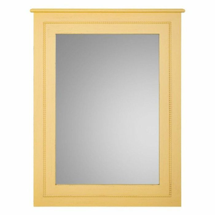 Espejo de pared Alexandra House Living Amarillo 3 x 90 x 70 cm Rectangular 5