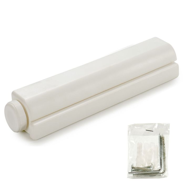 Tendedero Kipit 21940 Blanco Nailon Polipropileno 34,5 x 6 x 6 cm Extensible (12 Unidades) 4