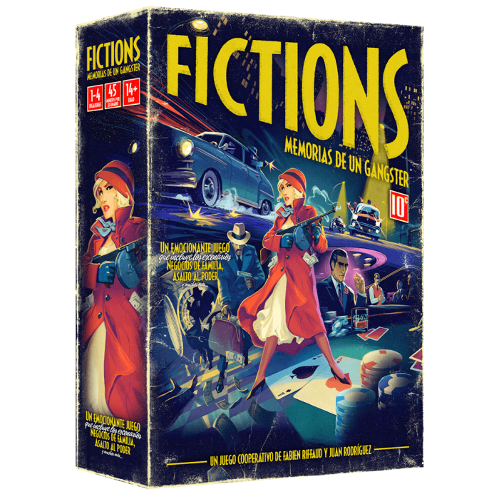 Juego Mesa Fictions: Memorias Un Gangster Juego Mesa Fictions: Memorias Un Gangster