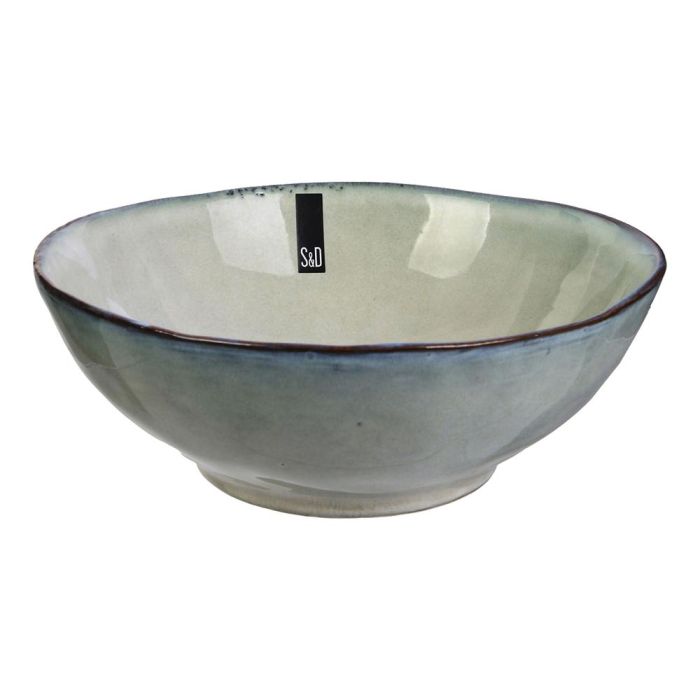 Home Deco Factory Bol Gres Arena Colección Natural Diámetro 19,5 cm Altura 7,3 cm Capacidad 800 ml 2