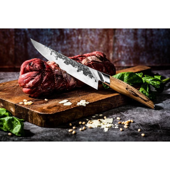 KATAI COS1699271560293 Cuchillo de Chef Forjado Acero VG10 Mango Madera de Raíz 20.5cm