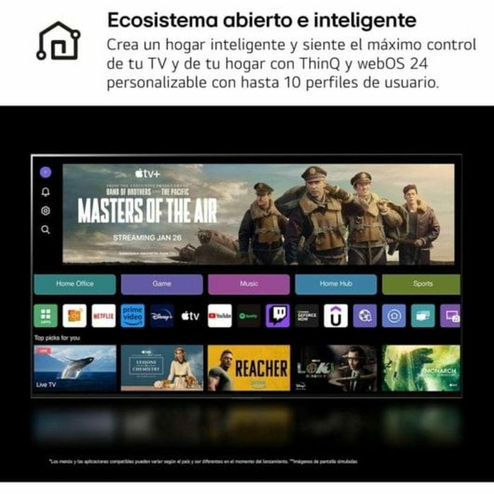 Smart TV LG OLED83C46LA 83 83" 4K Ultra HD OLED 19 Smart TV LG OLED83C46LA 83 83" 4K Ultra HD OLED 19