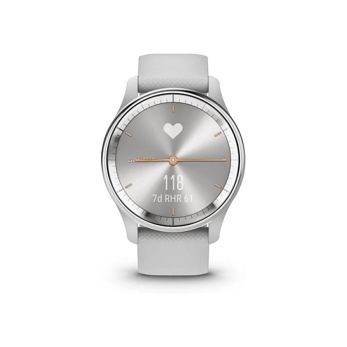 Garmin vivomove Trend Reloj Inteligente 40mm Plata con GPS y Pantalla Táctil LCD