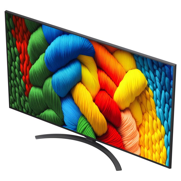 LG 65NANO81A6A.AEU - Televisor 65" NanoCell 4K Smart TV con WebOS, AI Sound Pro, HDR, Wi-Fi, Bluetooth, HDMI 2.1, Negro