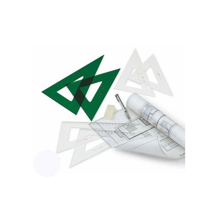 Cartabon Faibo Cristal Sin Graduar 15 Cm 20 unidades