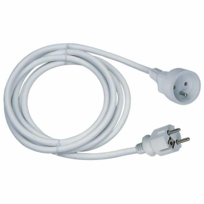 Gao AUC4004282473190 Cable Alargador 16A 10m Blanco Robusto Flexible
