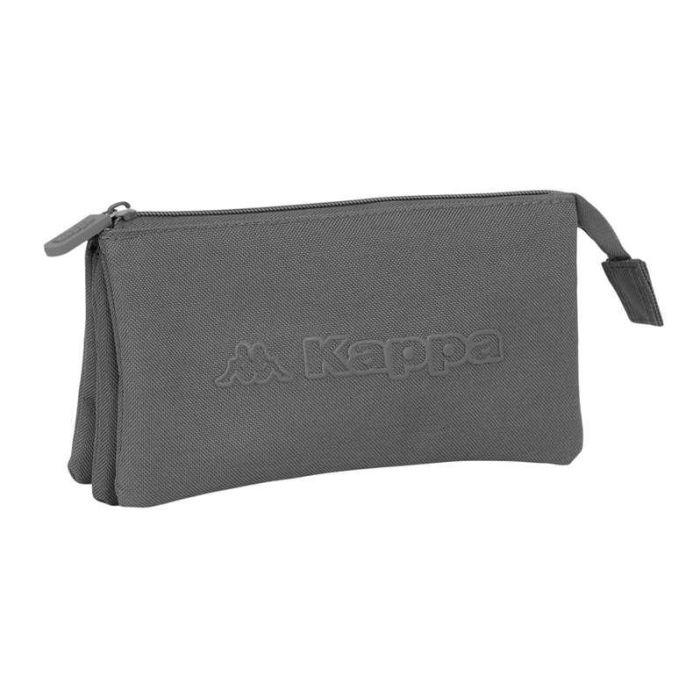 Safta Portatodo Triple Kappa Basics Gris 22x12x3 cm 0 Safta Portatodo Triple Kappa Basics Gris 22x12x3 cm 0