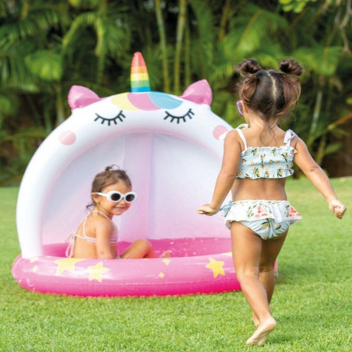 Piscina Hinchable para Niños Intex Gato Unicornio 45 L 101 x 102 x 102 cm (6 Unidades) 5