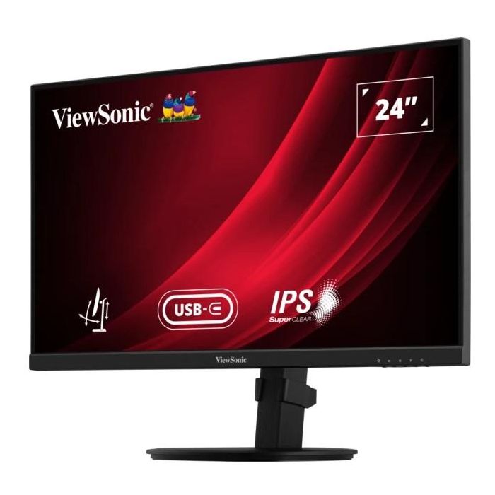 Viewsonic VG2409-MHDU-2 - Monitor 23.8" IPS Full HD 1920x1080 100Hz, FreeSync, 4ms, HDMI/DP/USB-C, Altavoces, Negro