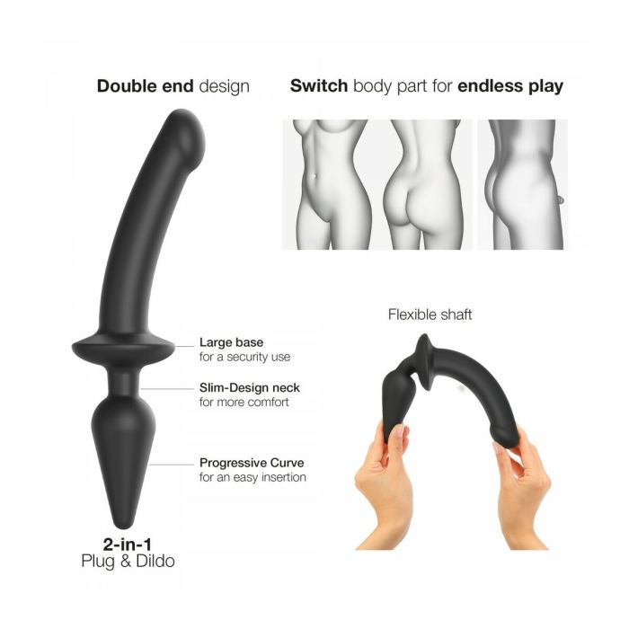 Dildo Strap-on-me Negro 2 Dildo Strap-on-me Negro 2