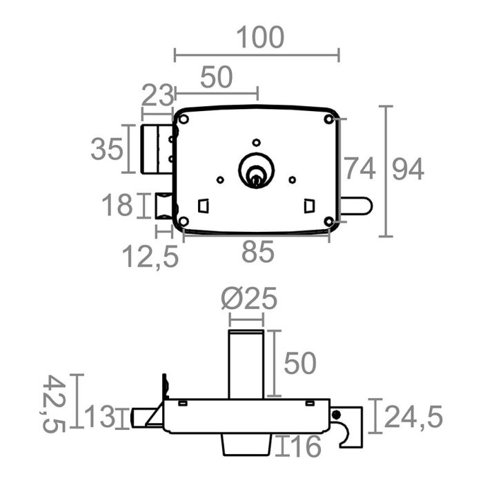 Cerradura Micel Derecha 2 Cerradura Micel Derecha 2