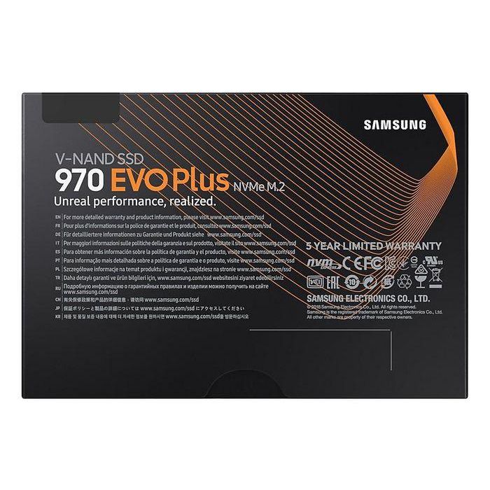 Samsung 970 EVO Plus SSD NVMe M.2 2280 250 GB PCIe 3.0 x4, Alto Rendimiento, Tecnología V-NAND, 3500/3300 MB/s 5 Samsung 970 EVO Plus SSD NVMe M.2 2280 250 GB PCIe 3.0 x4, Alto Rendimiento, Tecnología V-NAND, 3500/3300 MB/s 5
