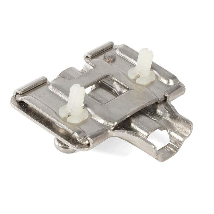 HERRAJES ALK MD05 Calzo 3 Regulaciones Puma Clip CAM H2 6mm, Acero Níquel. Para Bisagras Puma ALK, Ajuste Vertical ±2mm 1