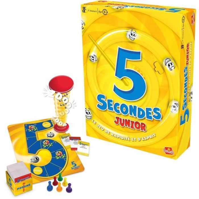 Goliath Juego Secondes Junior GOL8720077349728 Juego Divertido y Rápido A Partir de 6 Años 3