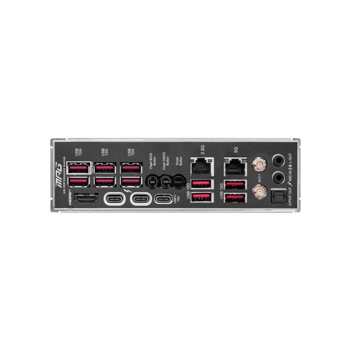 MSI PLACA MPG Z890 CARBON WiFi, Intel LGA 1851, Chipset Z890, DDR5, 4 DIMM, 256GB, Wi-Fi 7, Bluetooth, 911-7E17-001 1 MSI PLACA MPG Z890 CARBON WiFi, Intel LGA 1851, Chipset Z890, DDR5, 4 DIMM, 256GB, Wi-Fi 7, Bluetooth, 911-7E17-001 1