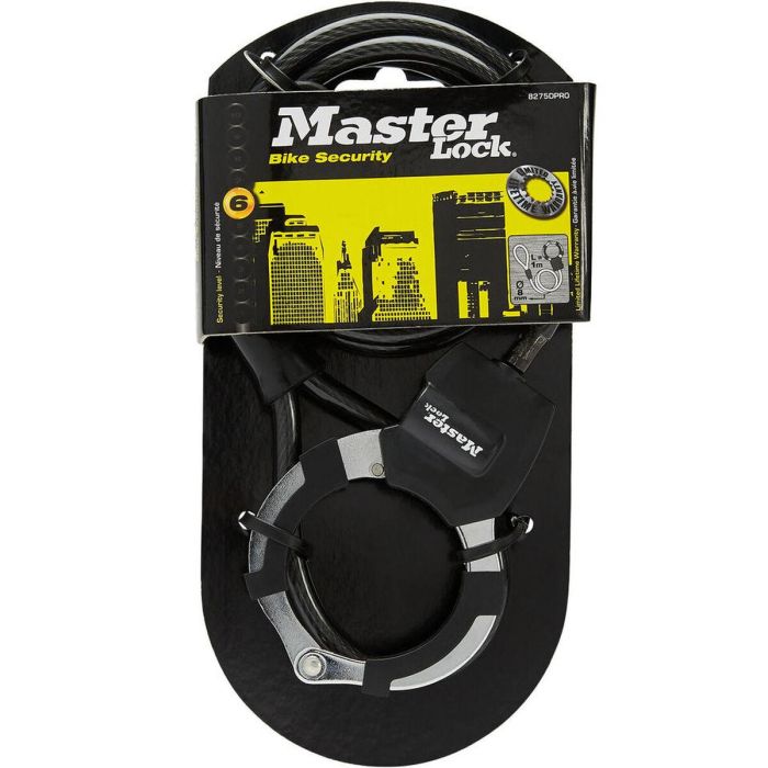 Cable de bloqueo de llave MASTER LOCK con esposas - 1 m 6