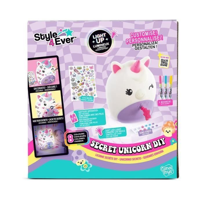 Canal Toys - Style For Ever - Lámpara Unicornio Secreto - OFG 301 3 Canal Toys - Style For Ever - Lámpara Unicornio Secreto - OFG 301 3