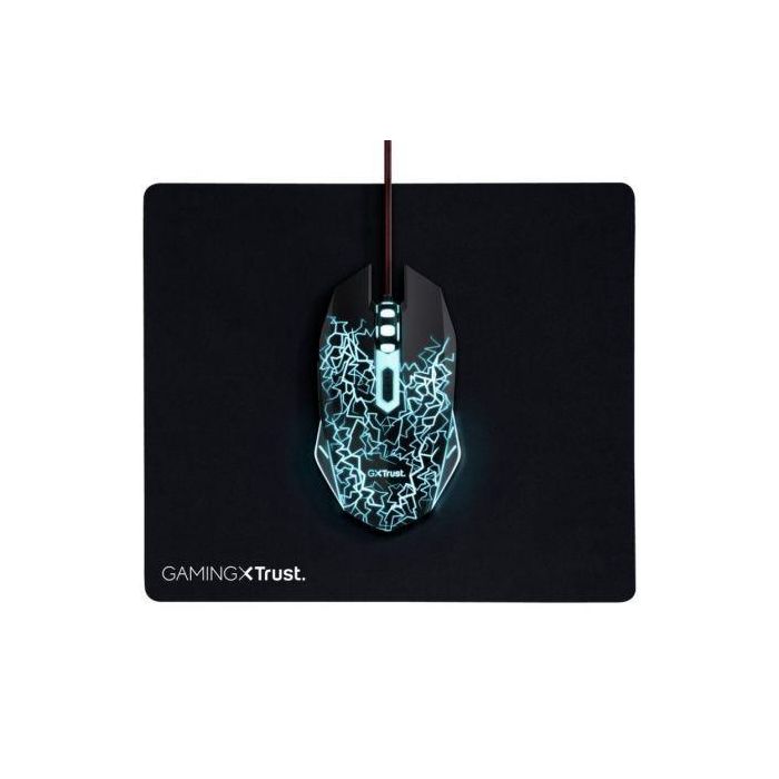 Pack Gaming Trust Gaming 24752/ Ratón Óptico + Alfombrilla Pack Gaming Trust Gaming 24752/ Ratón Óptico + Alfombrilla