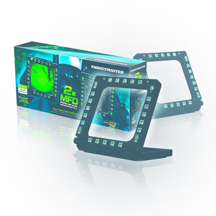 Thrustmaster MFD Cougar Pack Negro Palanca de mando PC 7 Thrustmaster MFD Cougar Pack Negro Palanca de mando PC 7