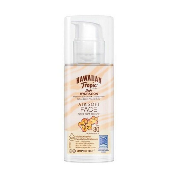 Hawaiian Tropic Silk Hydration Air Soft Face Lotion Spf30 Hawaiian Tropic Silk Hydration Air Soft Face Lotion Spf30