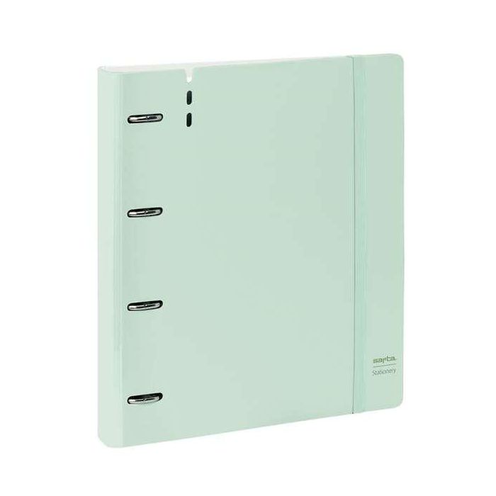 Carpeta Con Recambio Safta Din A4 Cuadro 5 mm Polipropileno Foam 4 Anillas 35 mm Verde Claro 5 Carpeta Con Recambio Safta Din A4 Cuadro 5 mm Polipropileno Foam 4 Anillas 35 mm Verde Claro 5