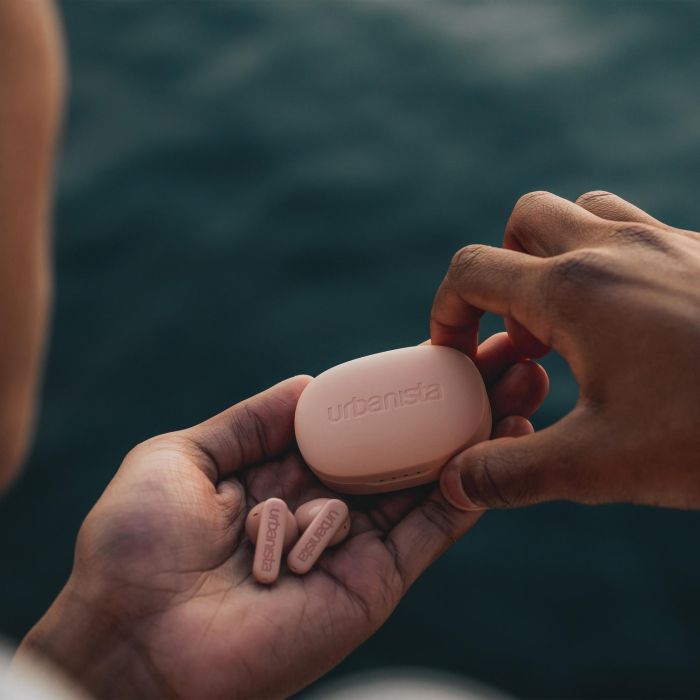 Urbanista auriculares true wireless Copenhagen dusty pink