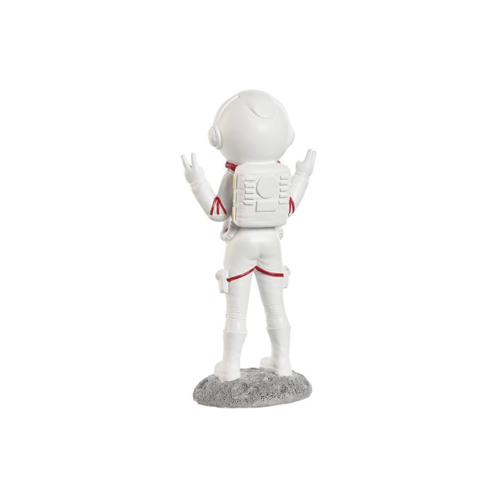 DKD Home Decor Figura Astronaut girl Urban Blanco Rojo 7 x 20 x 9 cm (2 Unidades) 2
