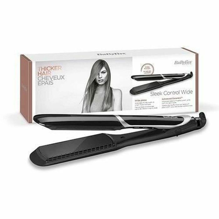 BaByliss ST397E Plancha de Pelo Ancha Sleek Control con Tecnología Iónica para un Alisado Eficiente y Sin Frizz 15 BaByliss ST397E Plancha de Pelo Ancha Sleek Control con Tecnología Iónica para un Alisado Eficiente y Sin Frizz 15